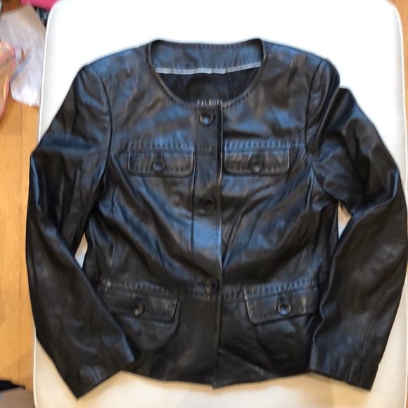 Talbots leather jacket - Picture 4 of 8